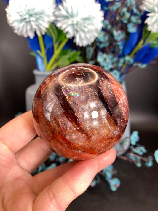 Kugel aus Feuerquarz (U41)