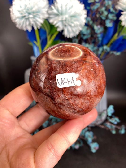 Kugel aus Feuerquarz (U41)