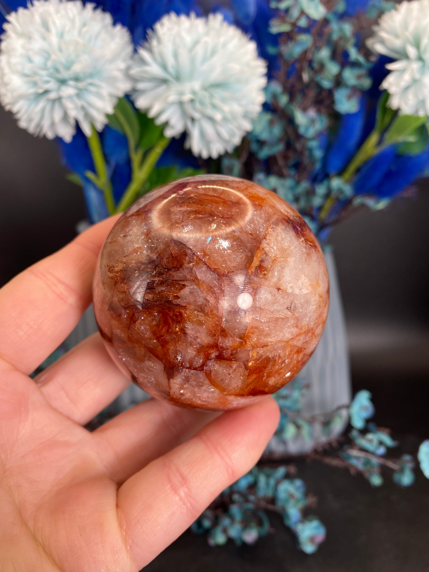 Kugel aus Feuerquarz (U39)