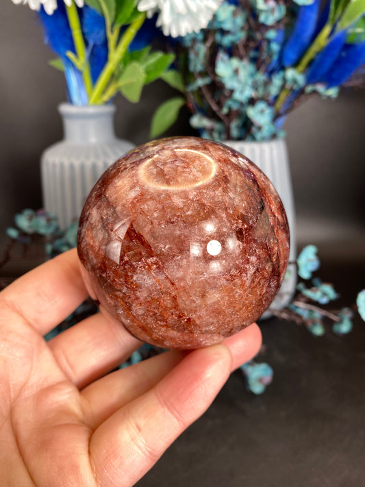 Kugel aus Feuerquarz (R43)