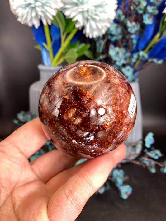 Kugel aus Feuerquarz (W44)