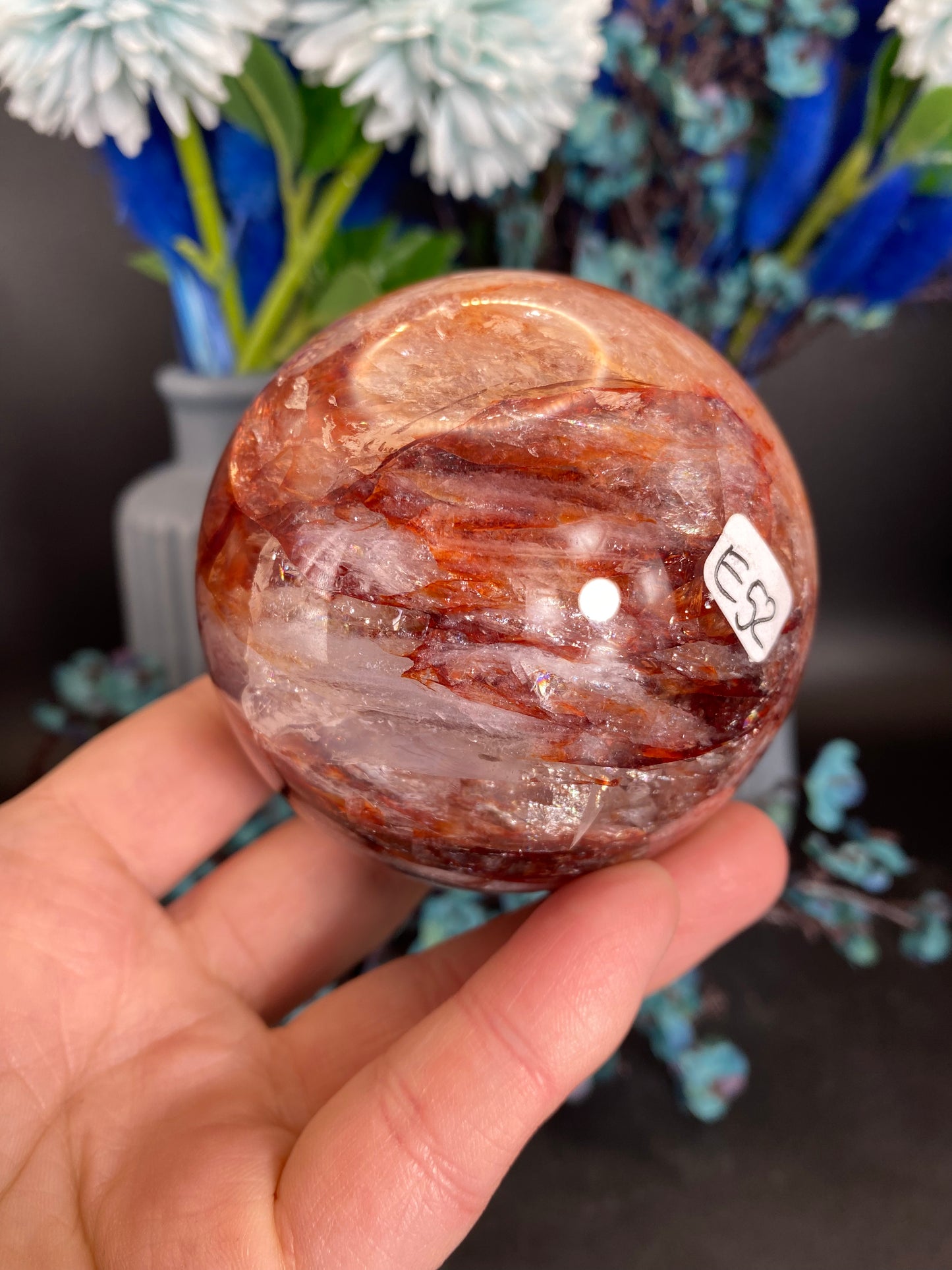 Kugel aus Feuerquarz (E52)