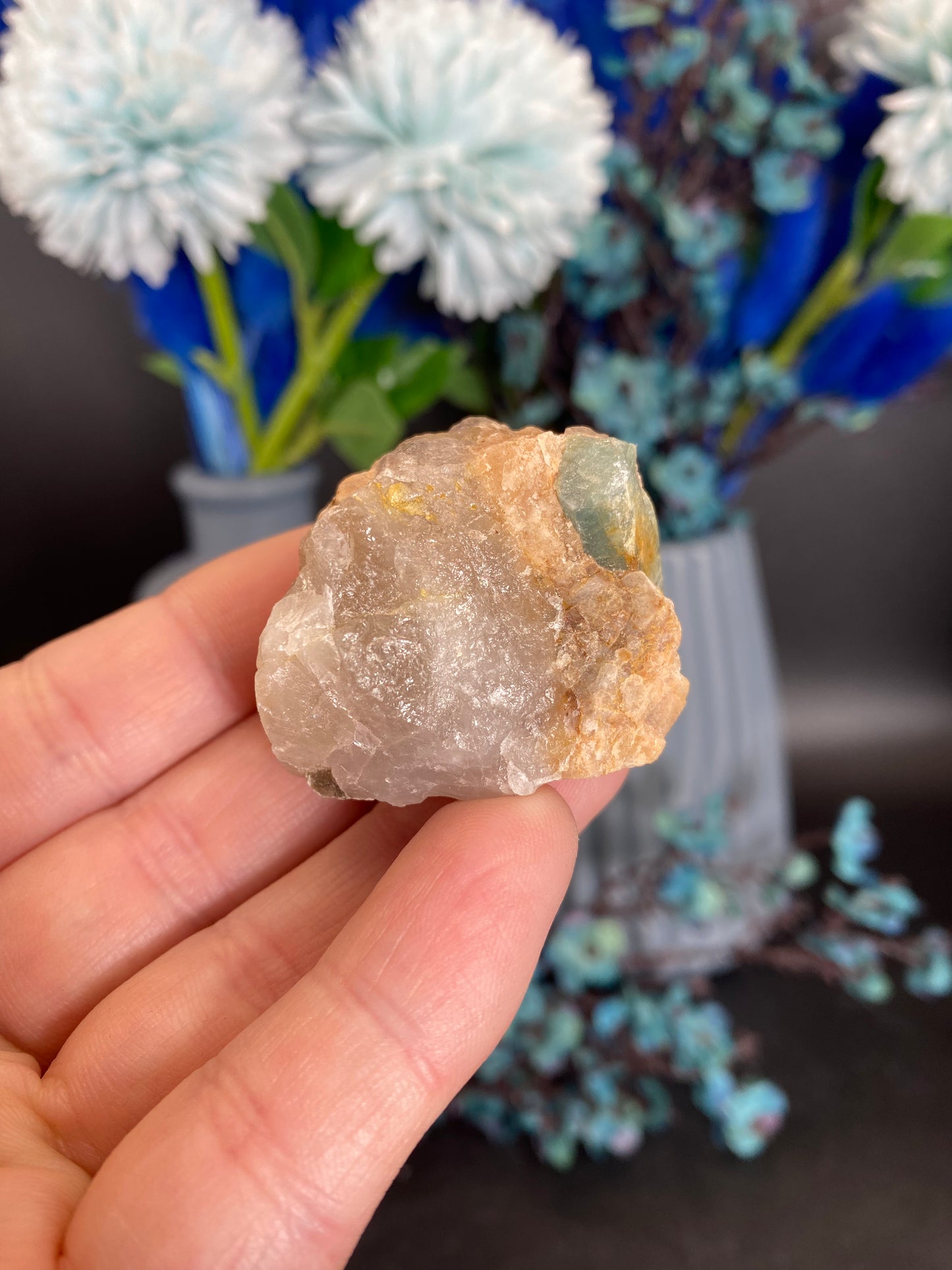 Aquamarin auf Feldspat aus Brasilien (R40)