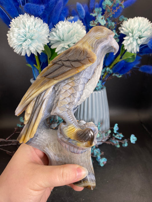 Adler aus Achat (D310)