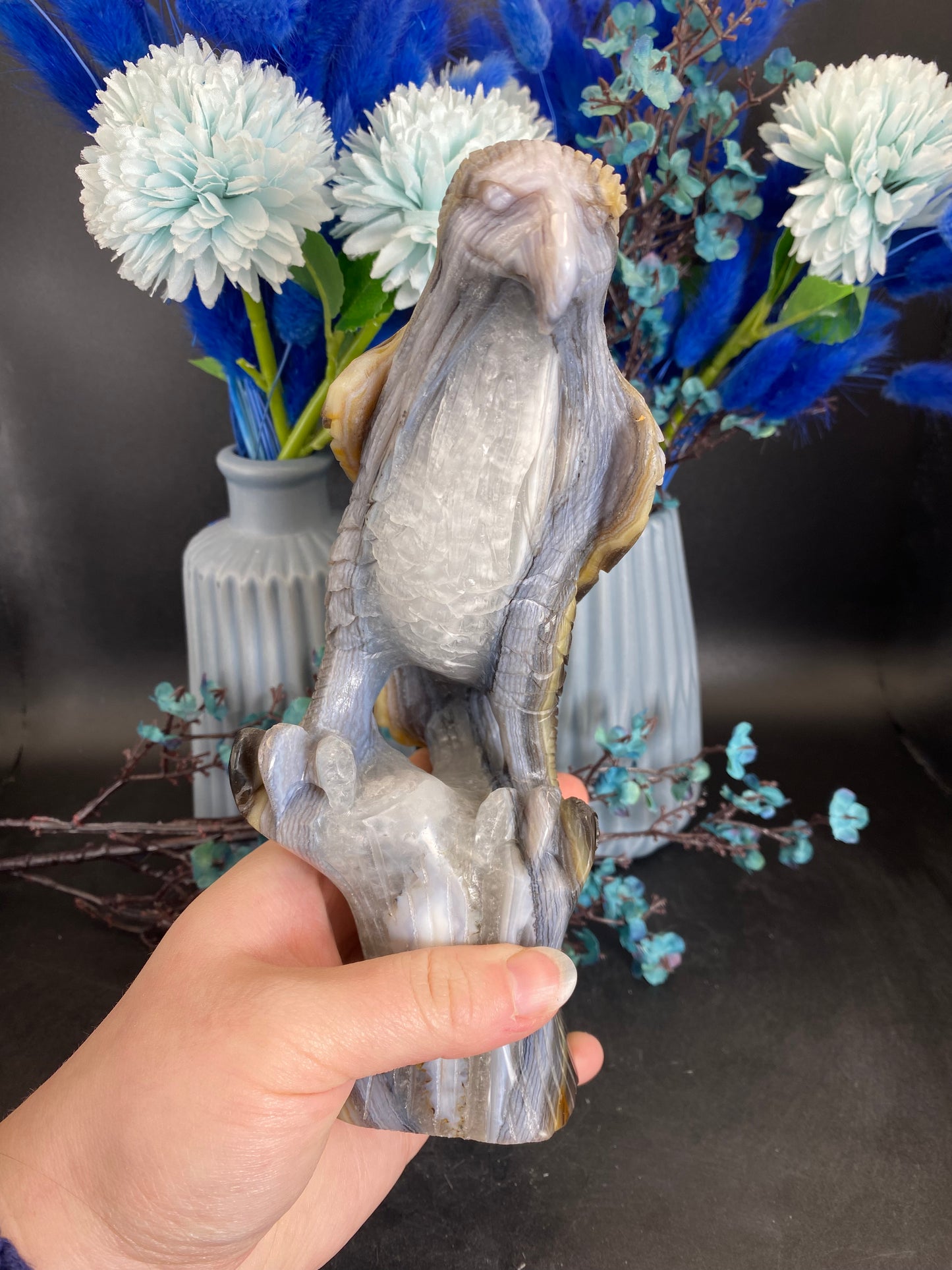 Adler aus Achat (D310)