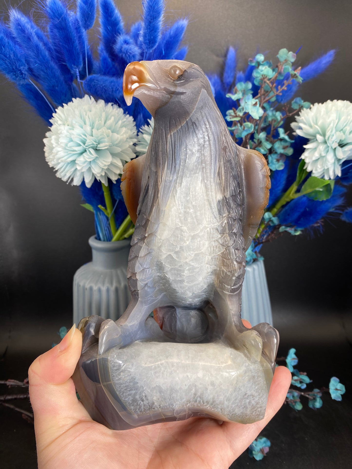 Adler aus Achat (T374)