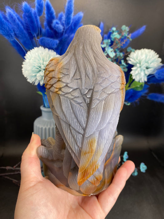 Adler aus Achat (T374)