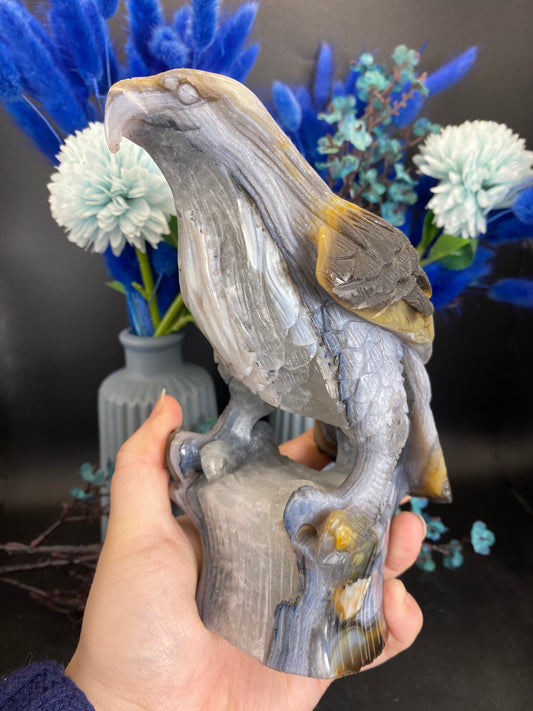 Adler aus Achat (Y391)