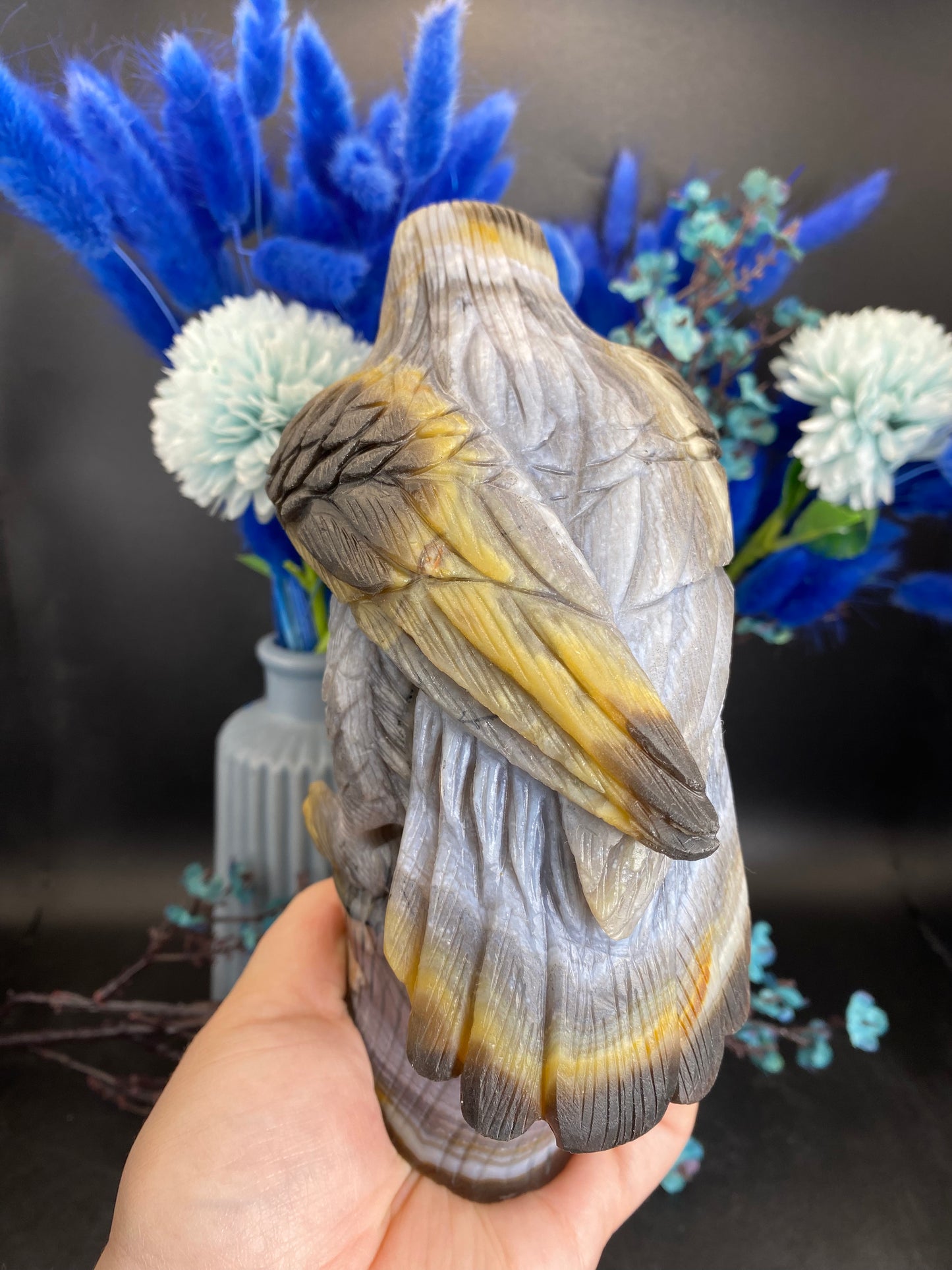 Adler aus Achat (Y391)