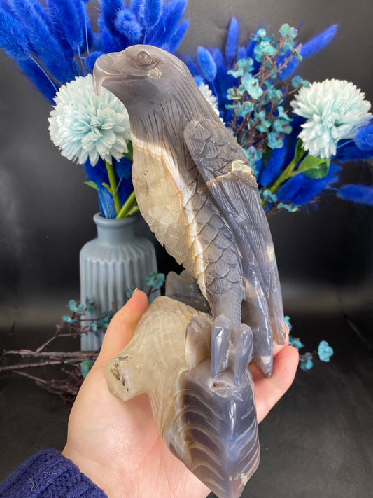 Adler aus Achat (O446)