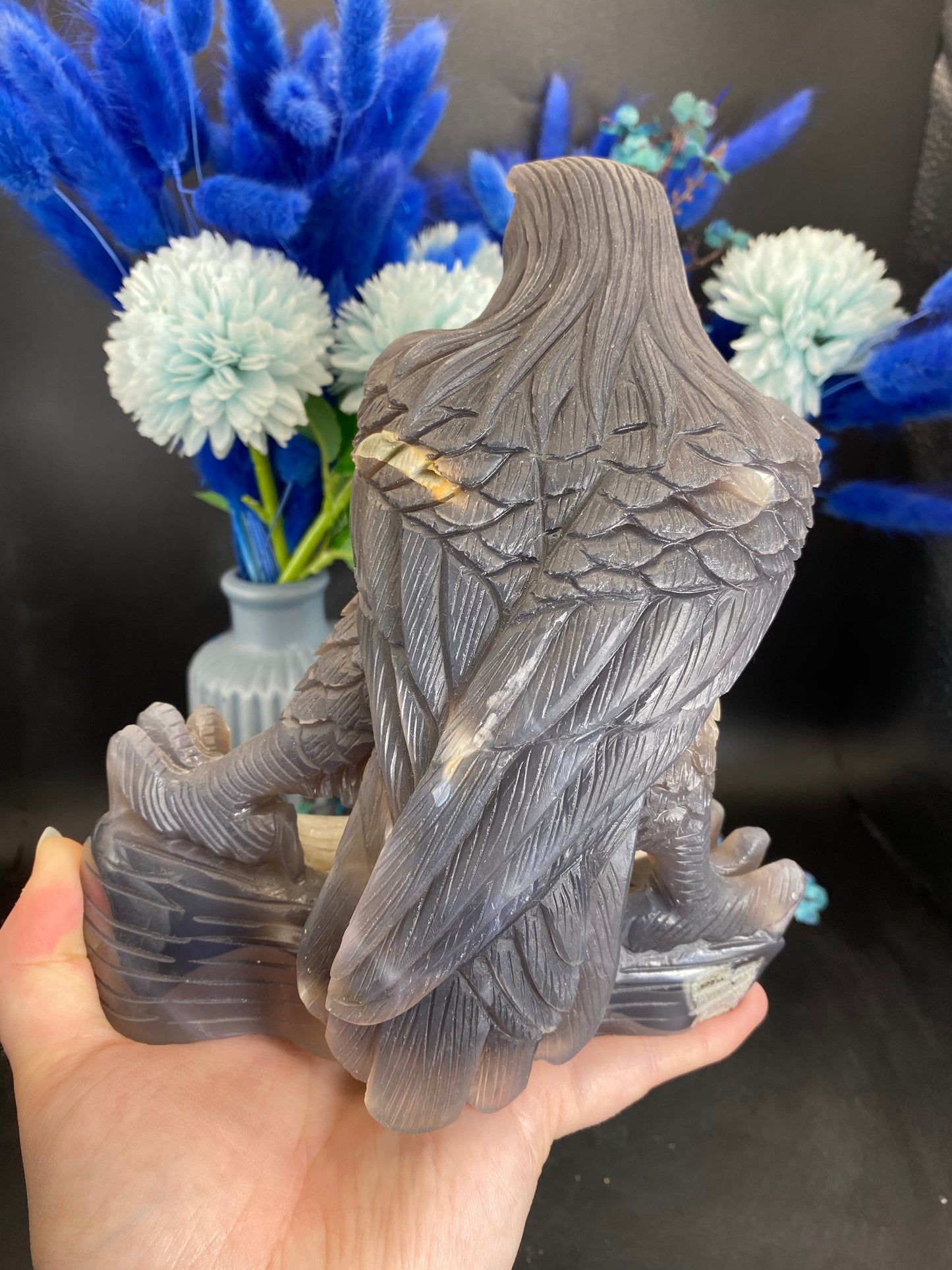 Adler aus Achat (O446)