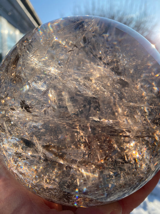 Kugel aus Rauchquarz