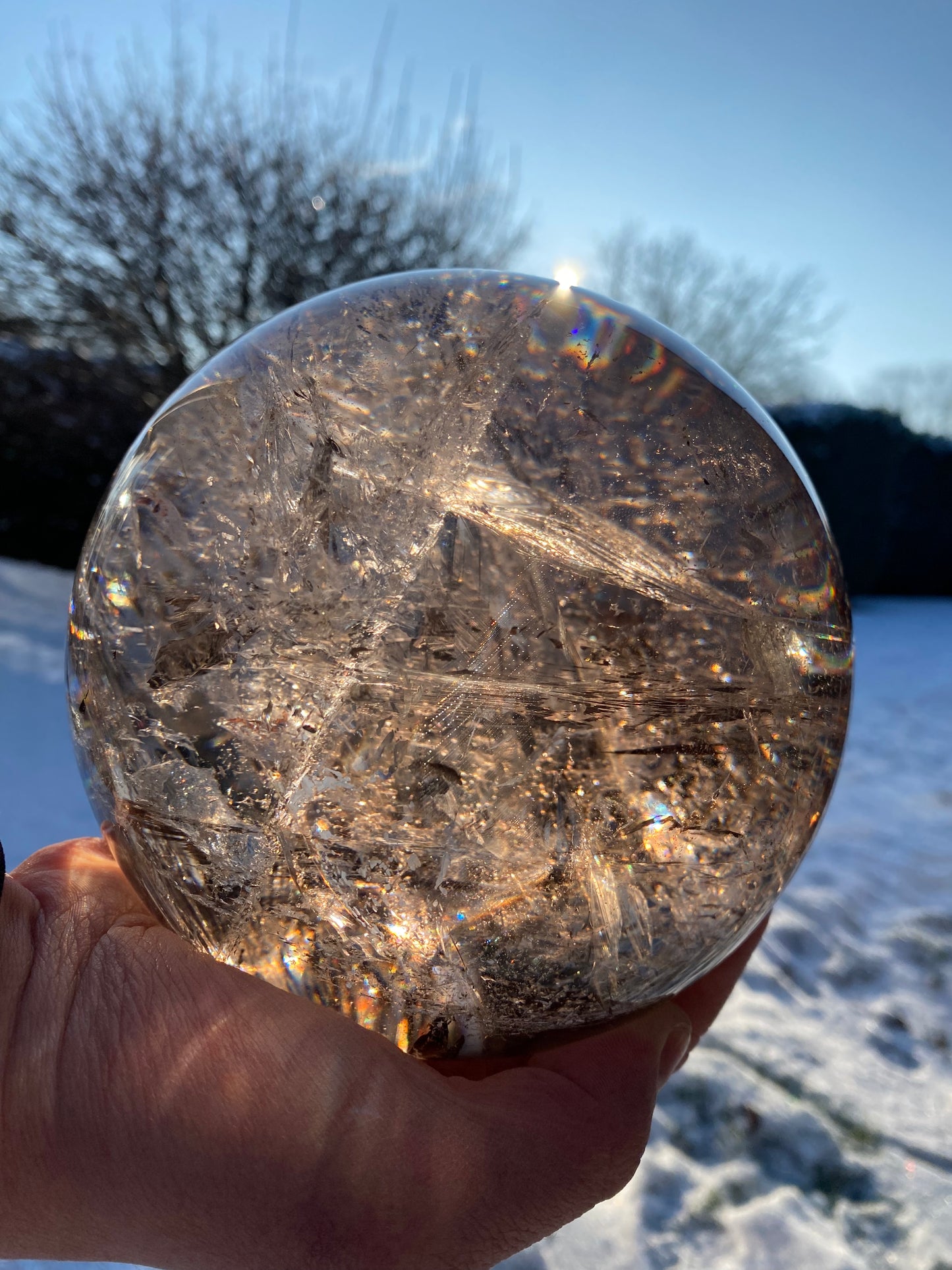 Kugel aus Rauchquarz