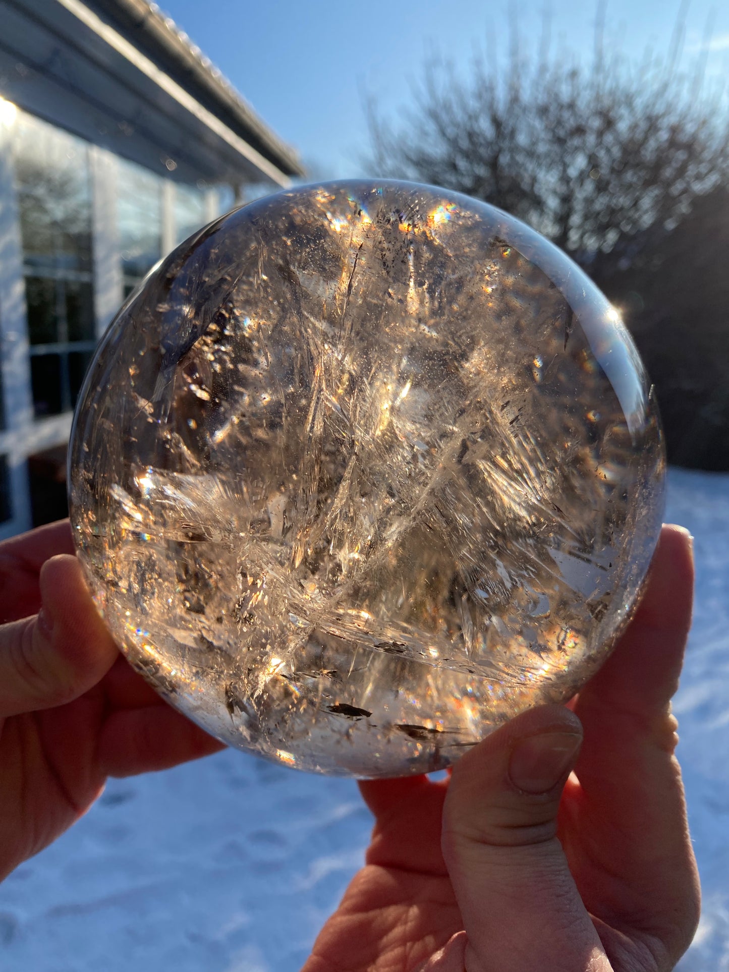 Kugel aus Rauchquarz