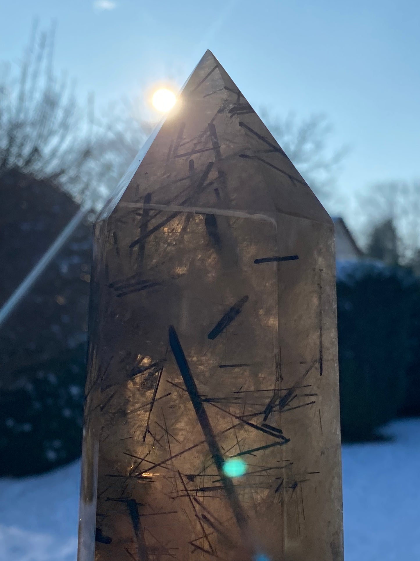 Turm aus Turmalinquarz (E795)