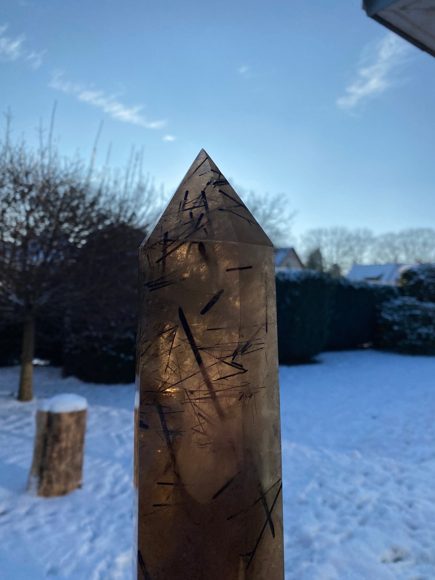 Turm aus Turmalinquarz (E795)