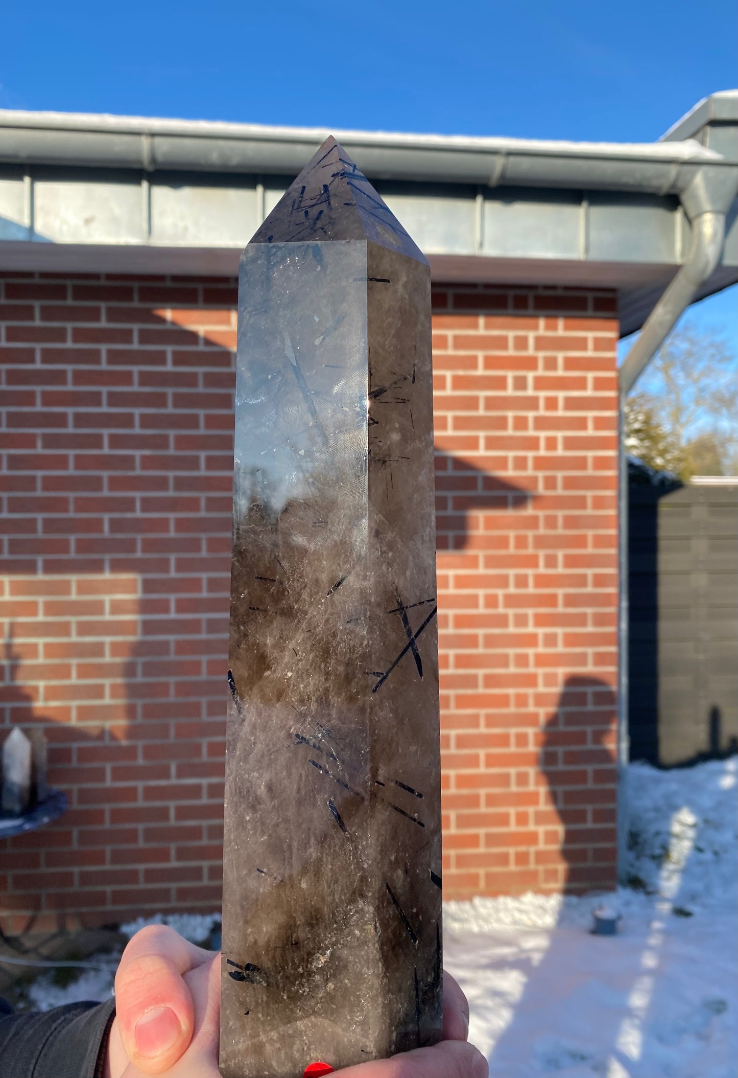 Turm aus Turmalinquarz (E795)