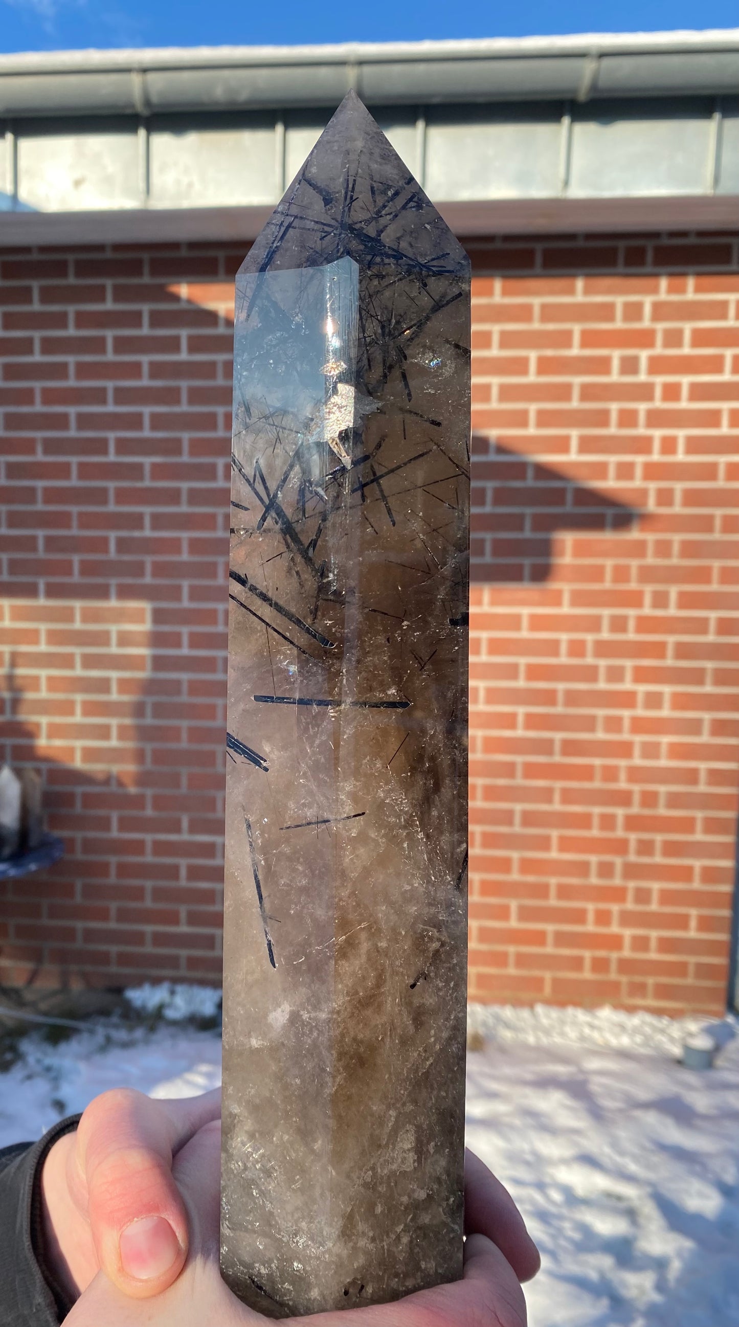 Turm aus Turmalinquarz (E795)