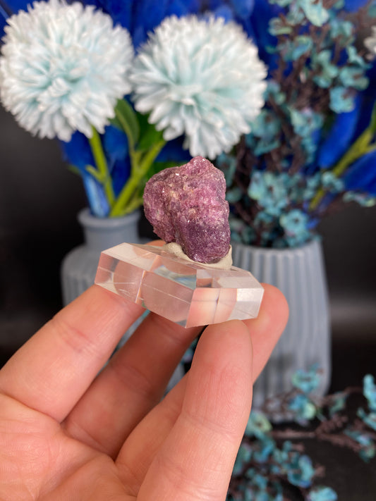 Lepidolith nach Turmalin, Pseudomorphose (Z55)