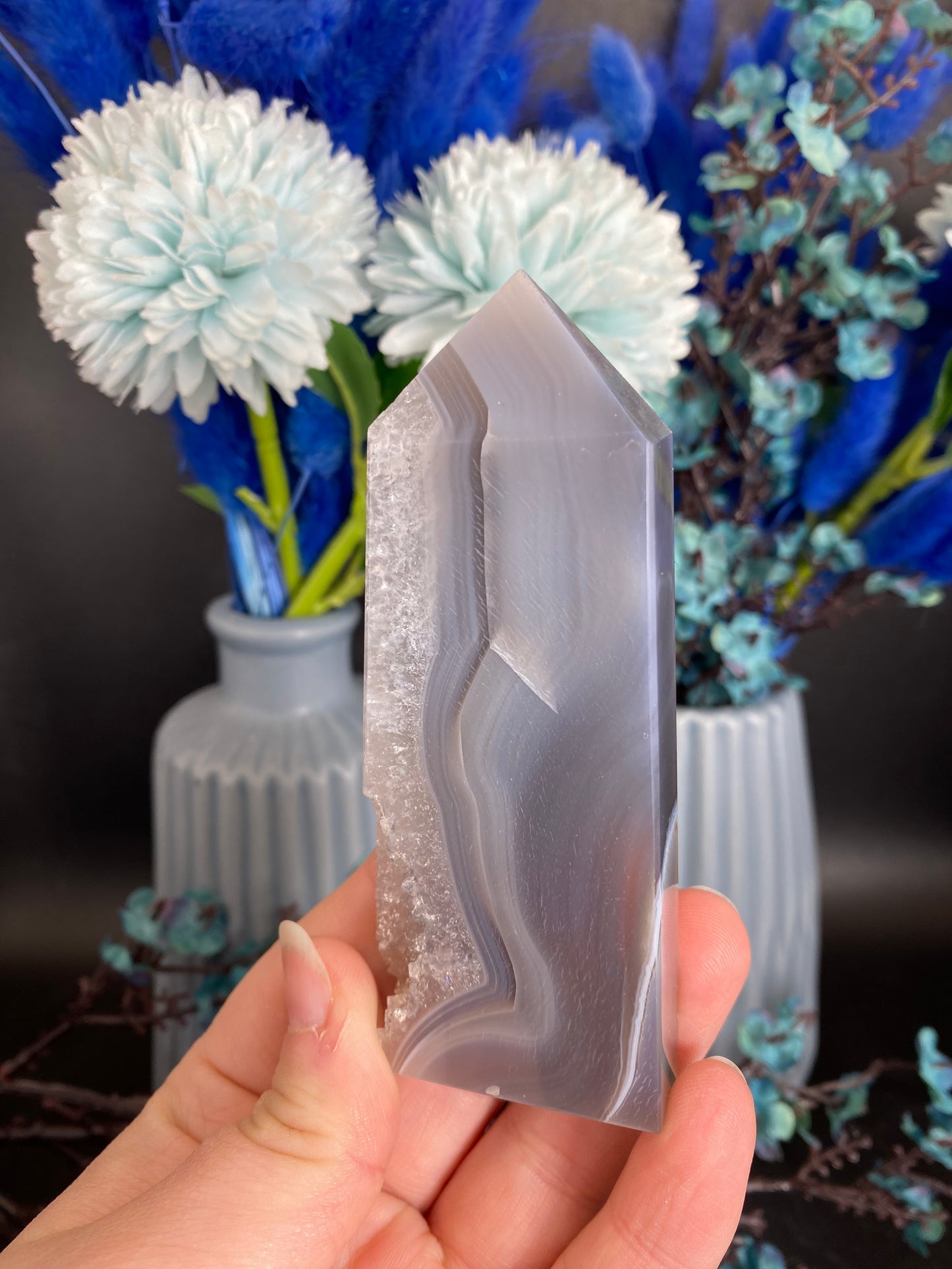 Turm aus Achat (P12)