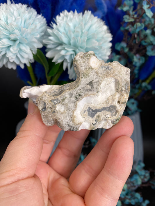 Scheibe aus Ozeanjaspis, 5te/6te Vene (C57)