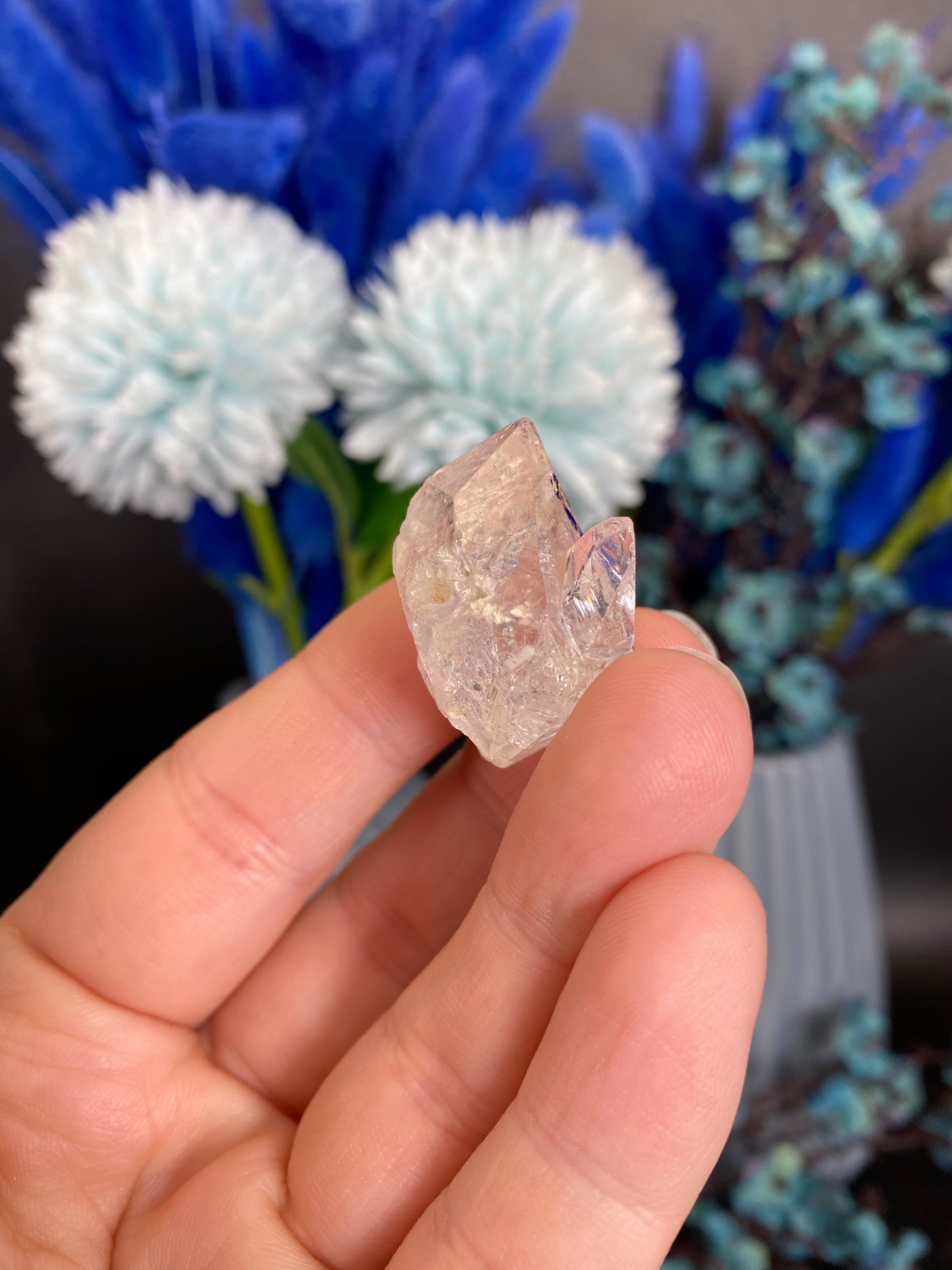 Quarz mit Libelle (beweglicher Wassereinschluss, Q26)