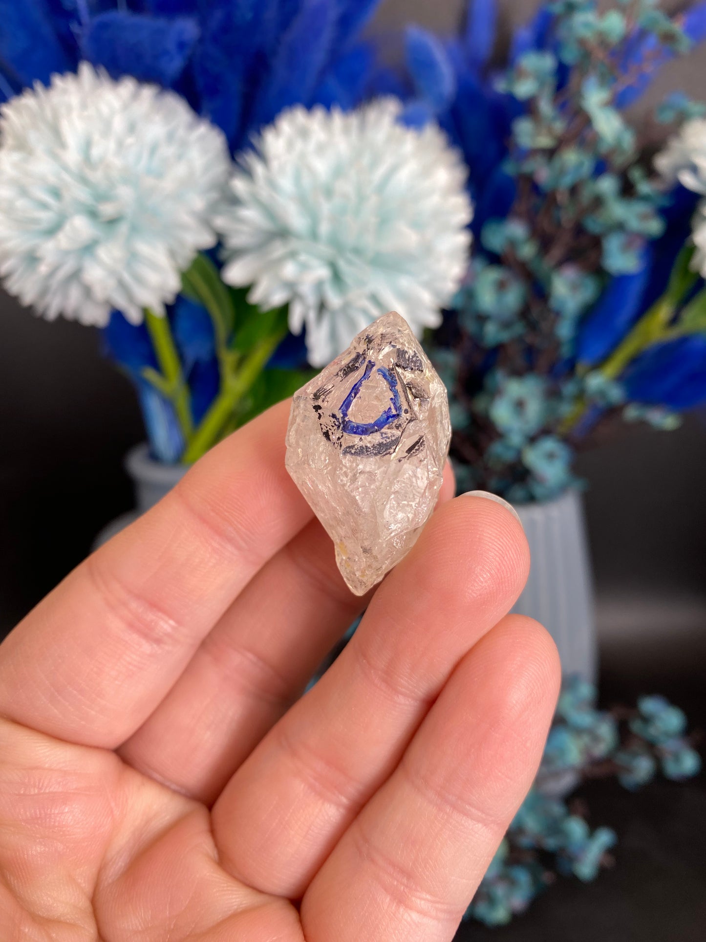 Quarz mit Libelle (beweglicher Wassereinschluss, V30)