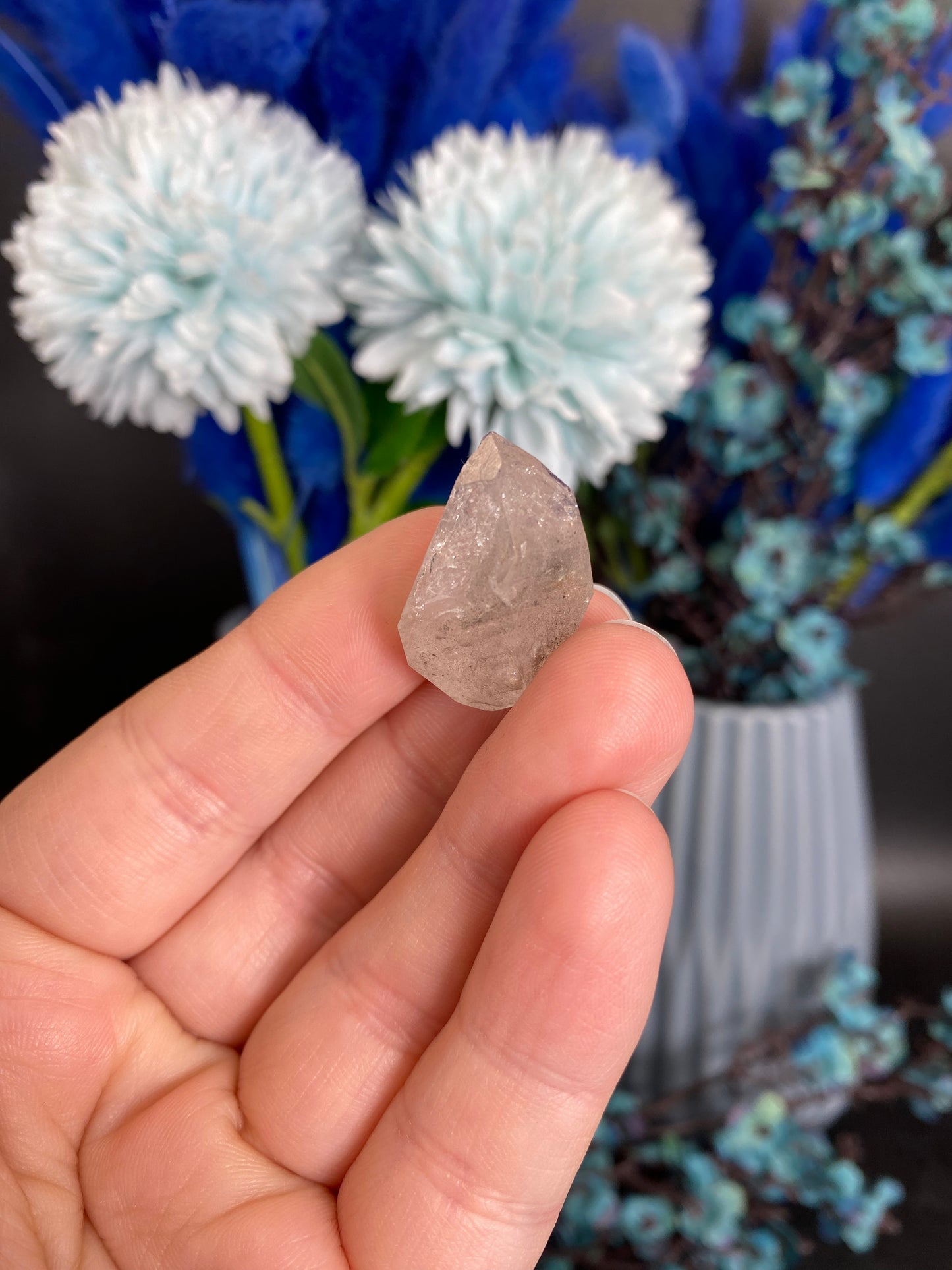 Quarz mit Libelle (beweglicher Wassereinschluss F30)