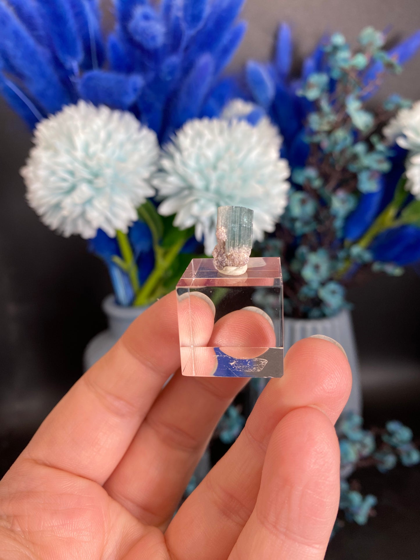 Turmalin mit Lepidolith aus Brasilien (B50)