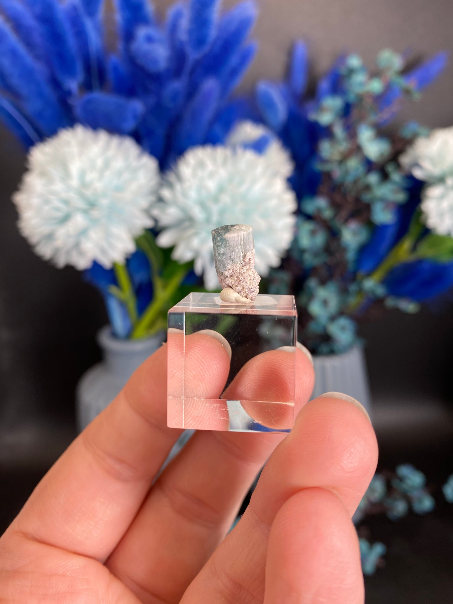 Turmalin mit Lepidolith aus Brasilien (B50)