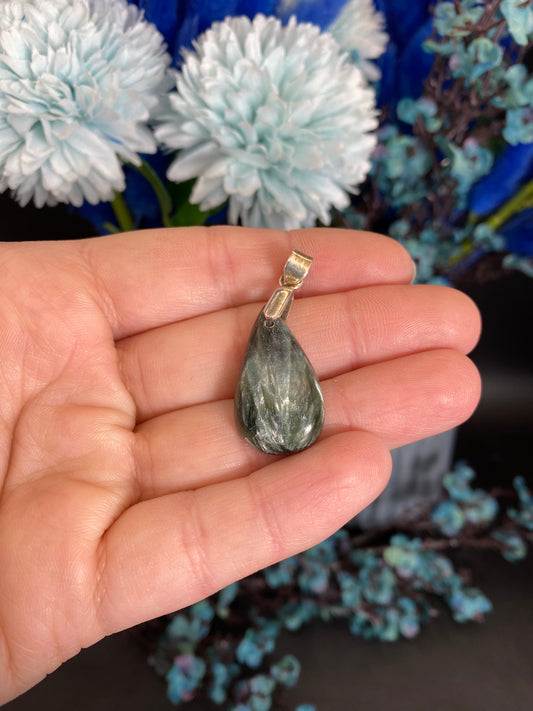 Seraphinit Anhänger (925 Silber)