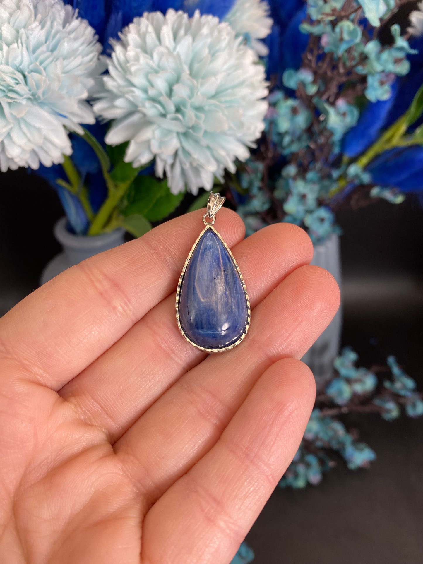 Disthen/Kyanit Anhänger (925 Silber)