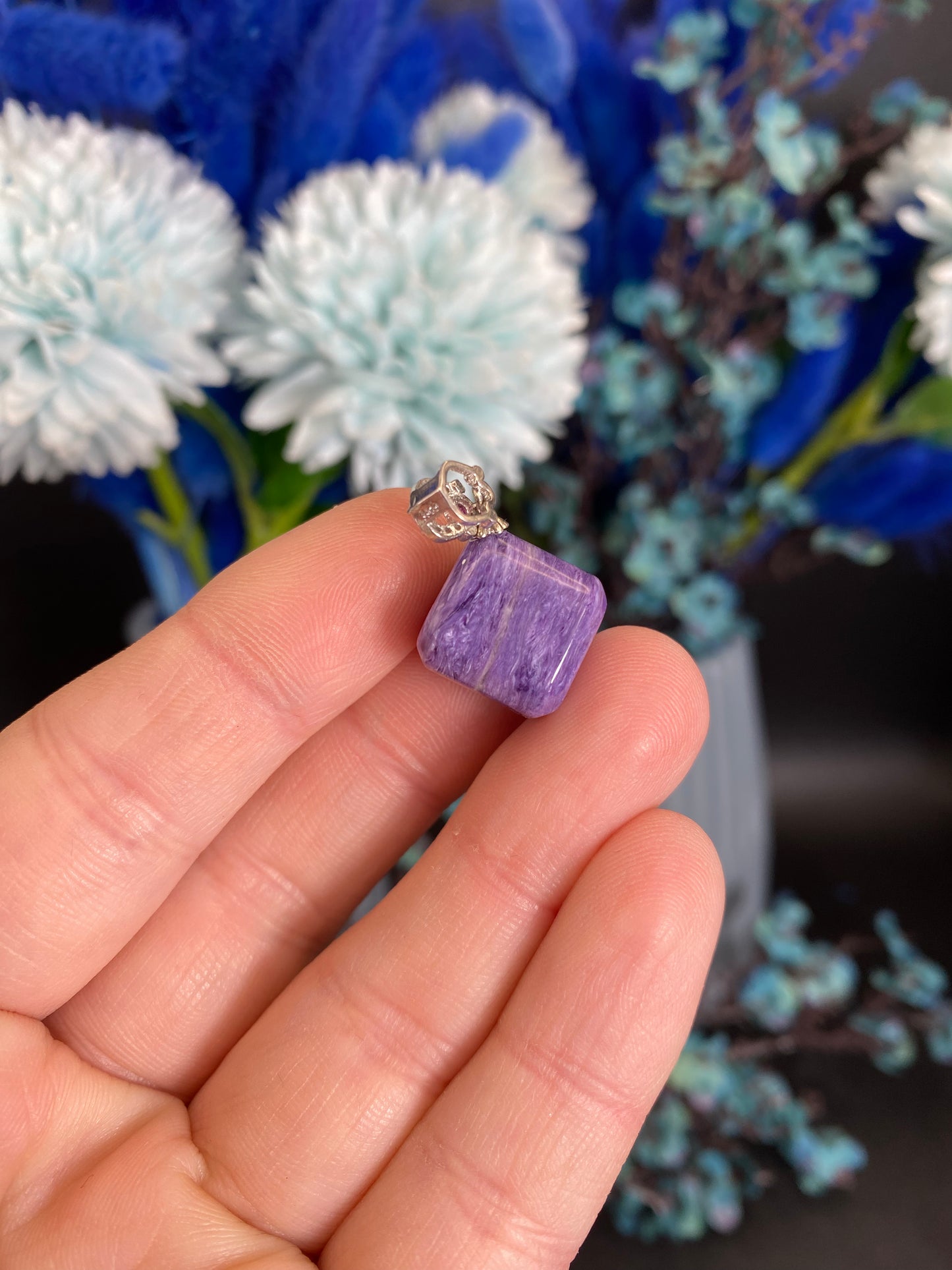 Charoit Anhänger (925 Silber)