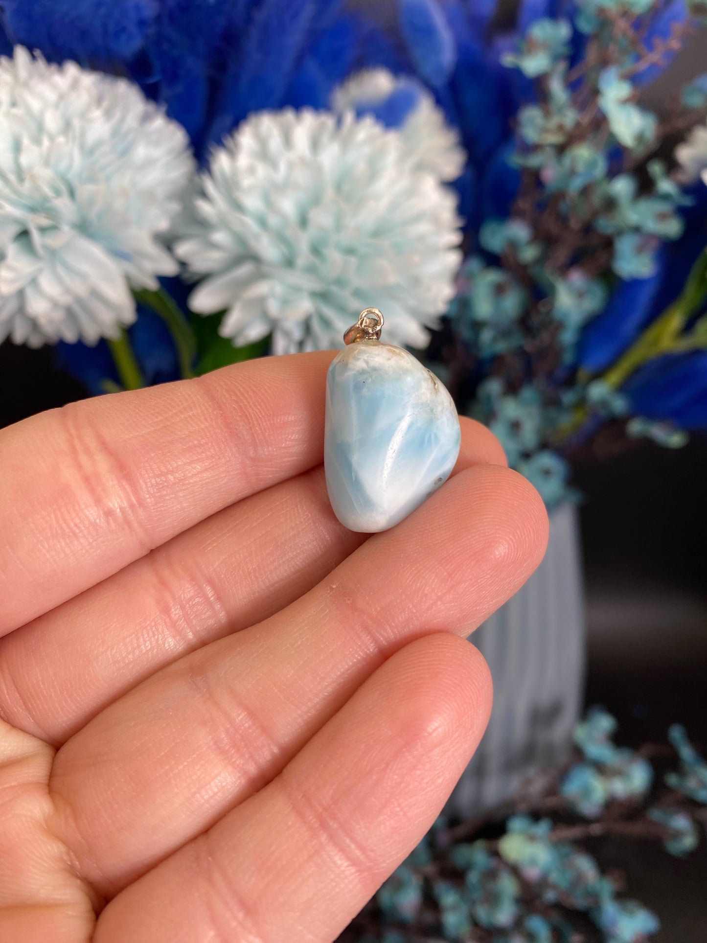 Larimar Anhänger (925 Silber)
