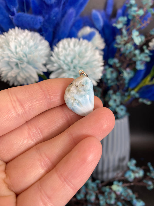 Larimar Anhänger (925 Silber)