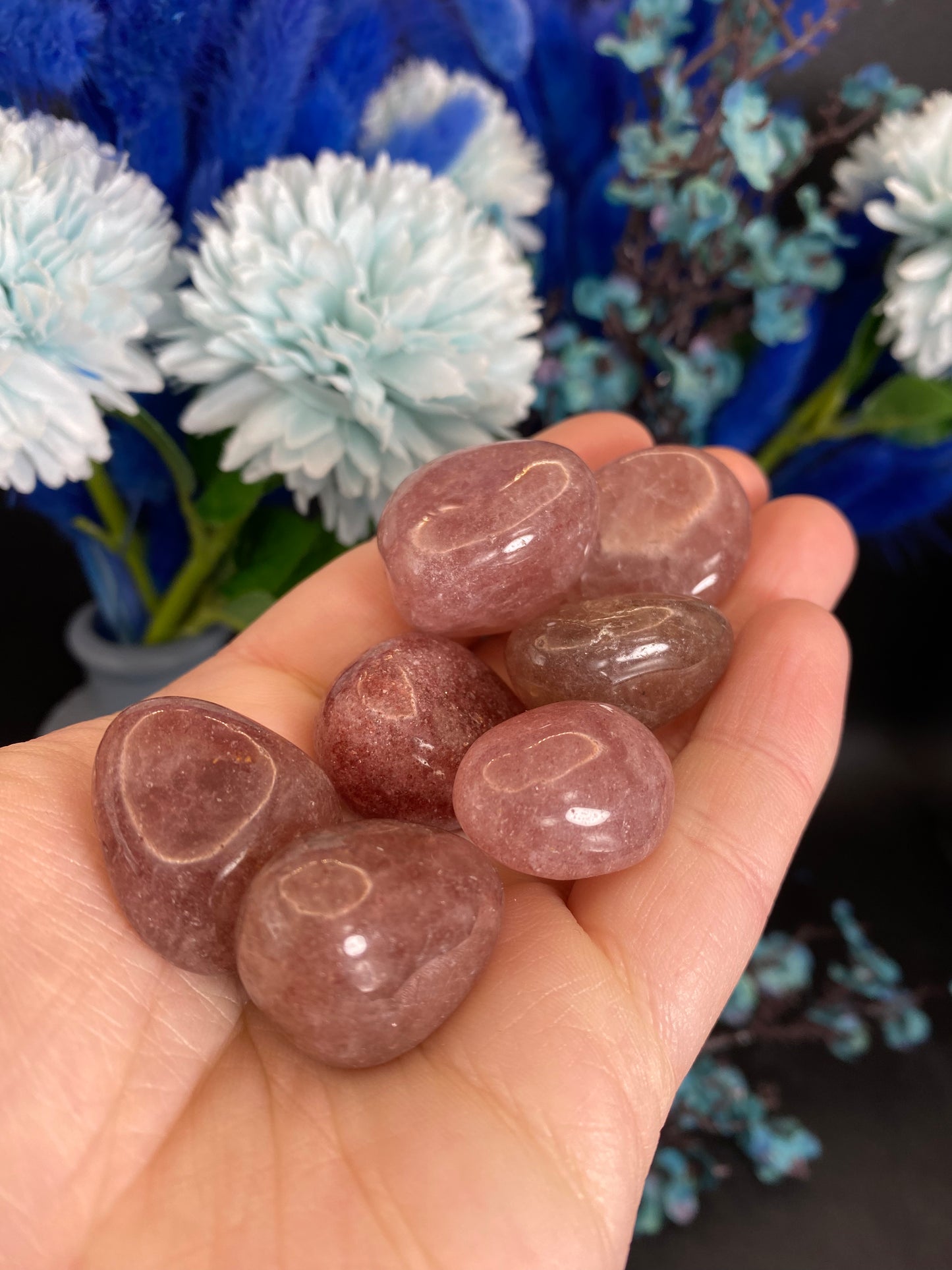 roter Aventurin Trommelstein