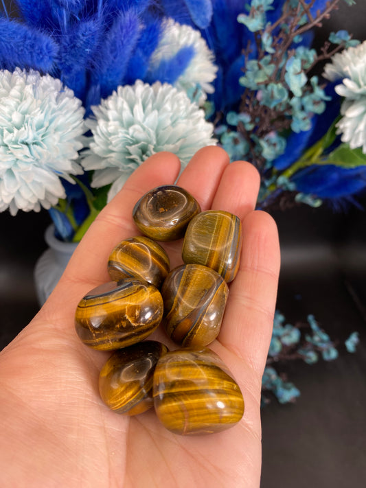 Tigerauge Trommelstein