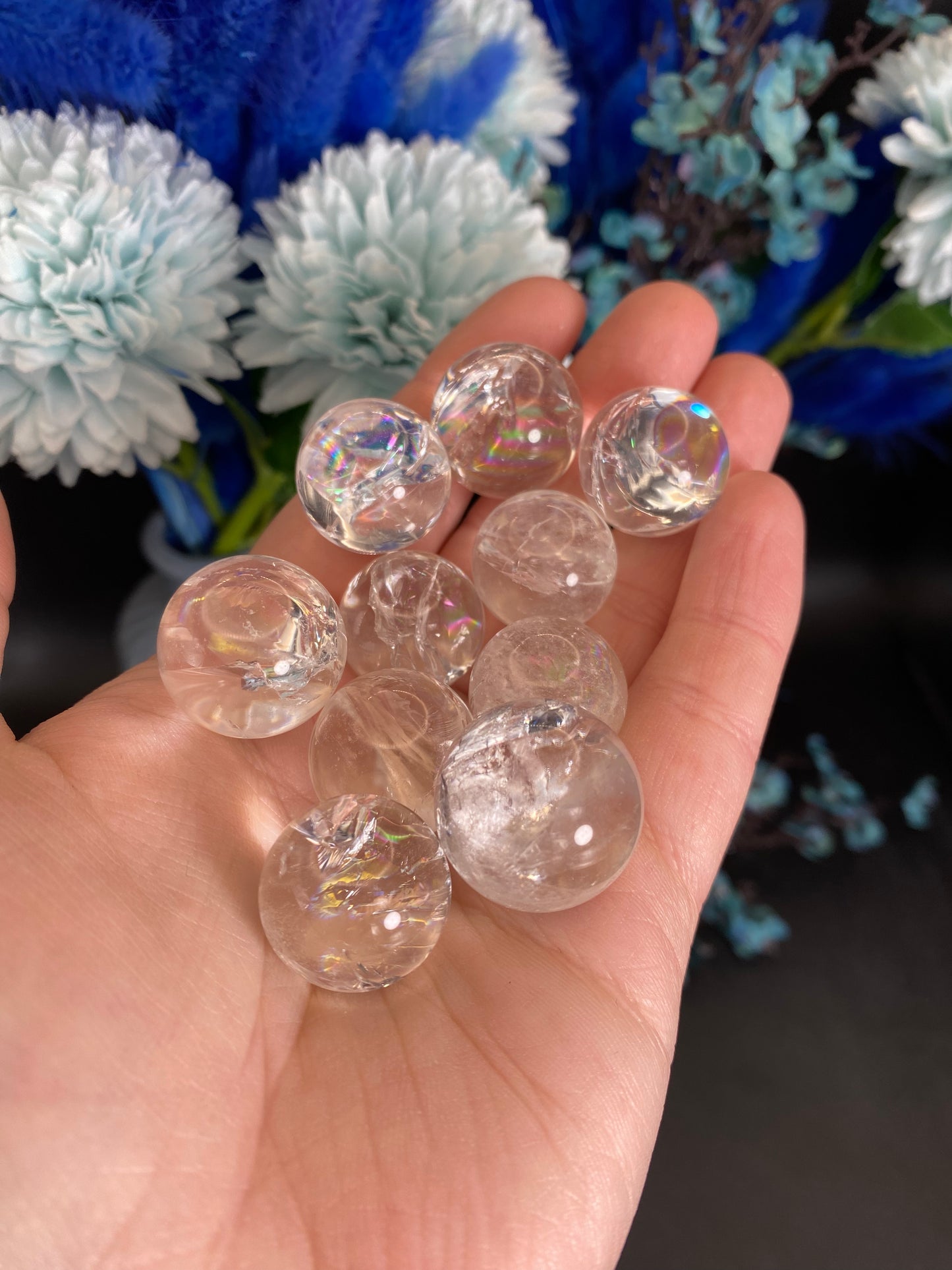 Kugel aus Bergkristall (klein)