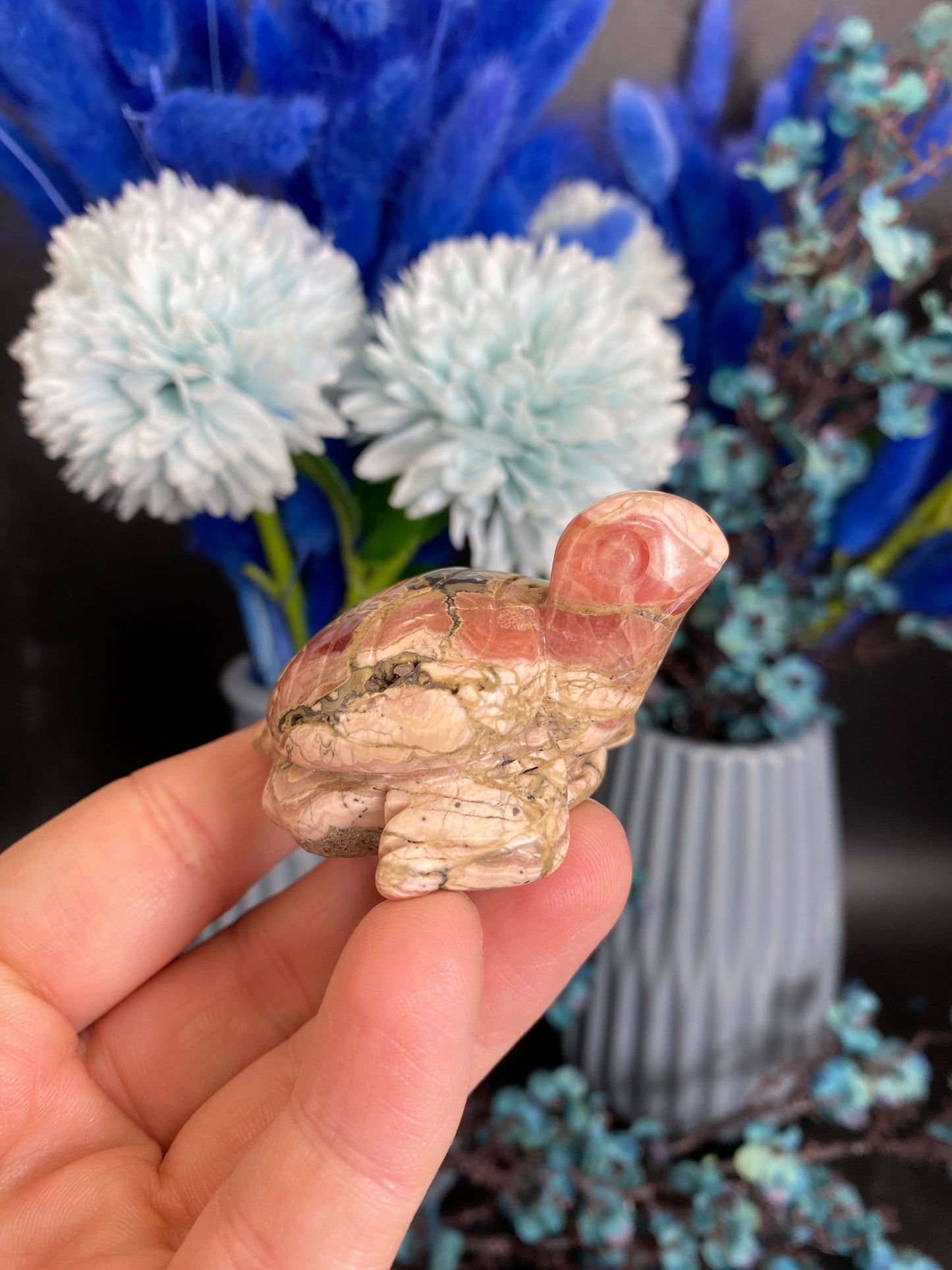 Schildkröte aus Rhodochrosit