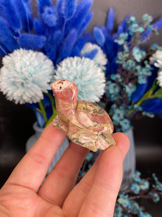 Schildkröte aus Rhodochrosit