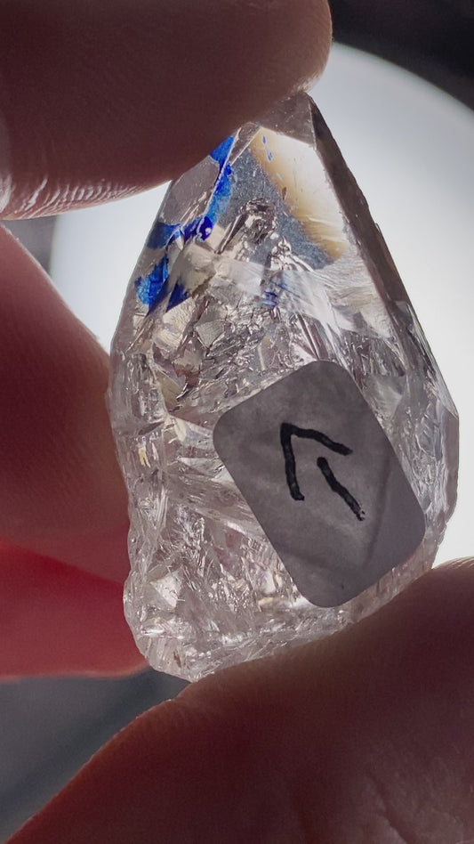 Quarz mit Libelle (beweglicher Wassereinschluss, I26)